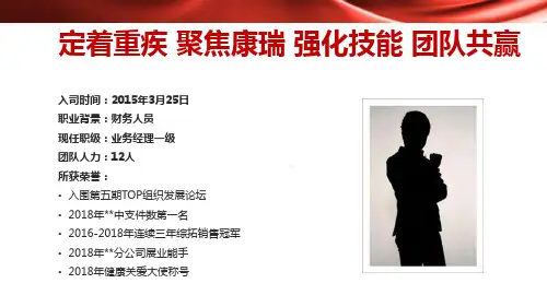 太平康瑞数据展示观念改变经营举措感悟与目标20页