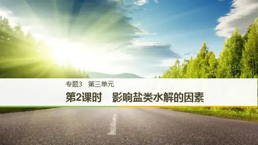 高中化学苏教版选修4课件：专题3 第三单元 第2课时