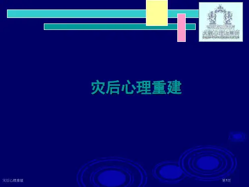 灾后心理重建