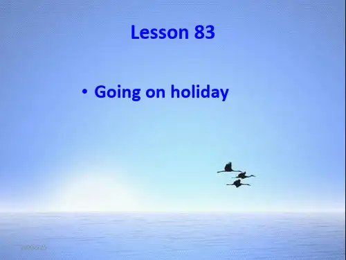 新概念英语第一册83-84