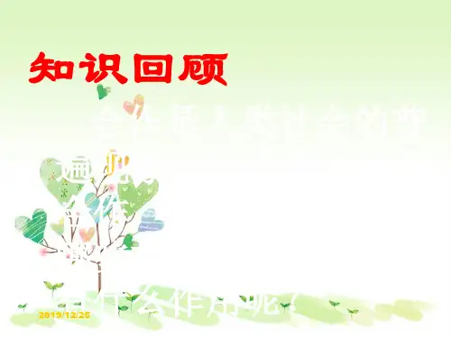 人民版初二下册政治4第4课生命共舟(9)课件