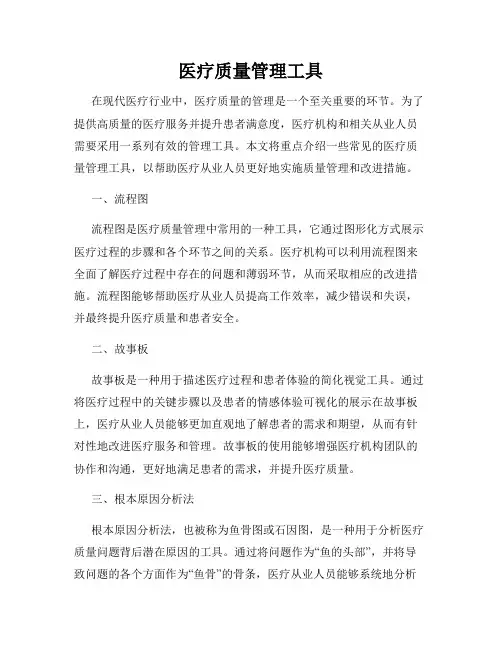 医疗质量管理工具