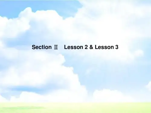 高中英语 Unit7 Lesson2 Protecting the Sea课件 北师大版必修3