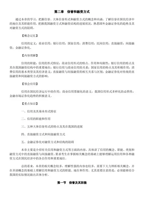 自考会计本科金融理论与实务0201