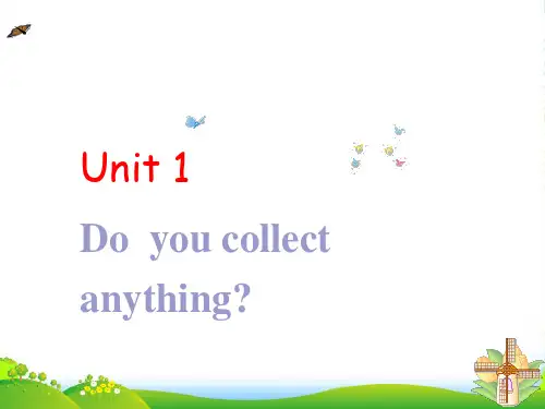 外研八年级英语下册Module 6 Unit 1 Do you collect anything课件