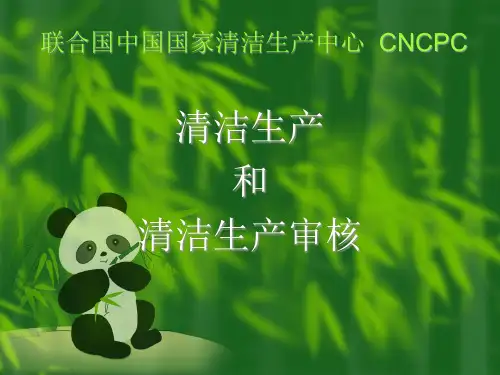清洁生产审核师培训