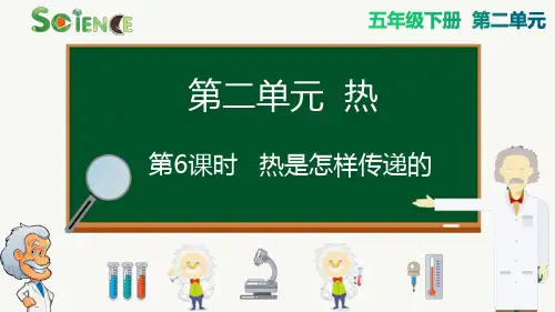 最新教科版科学五年级下册《热是怎样传递的》精品教学课件