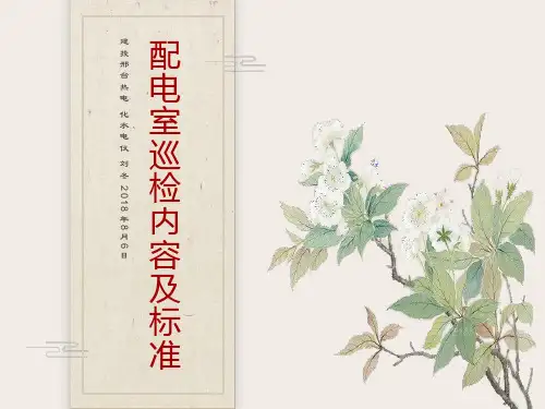 配电室巡检内容及标准