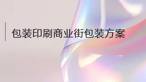 包装印刷商业街包装方案