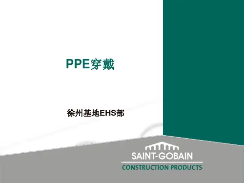 PPE正确穿戴要求培训
