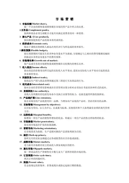 商务术语完整版