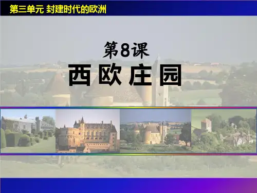 《西欧庄园》部编九年级历史上册PPT课件
