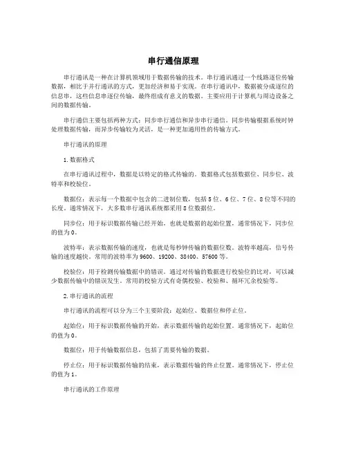 串行通信原理