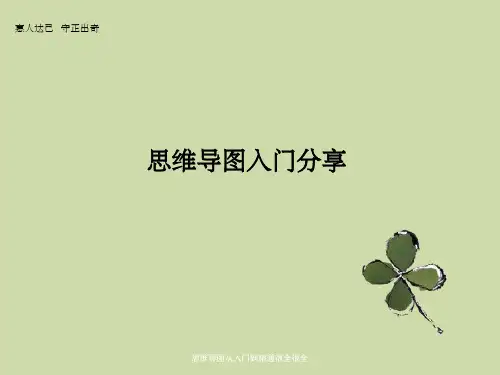 思维导图从入门到精通很全很全