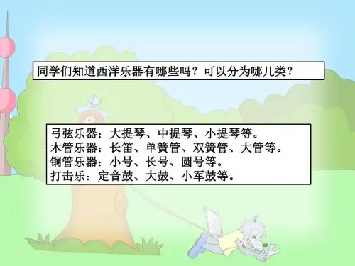 小学音乐《彼得与狼》教学课件