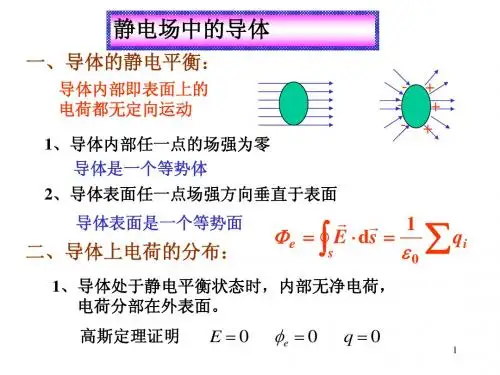 静电场中的导体