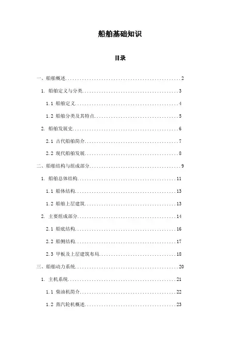 船舶基础知识