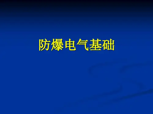 防爆电气PPT