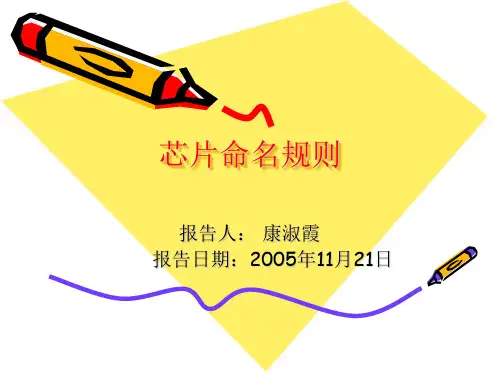 芯片命名规则