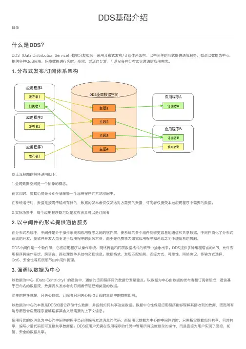 DDS基础介绍