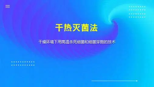 干热灭菌法 