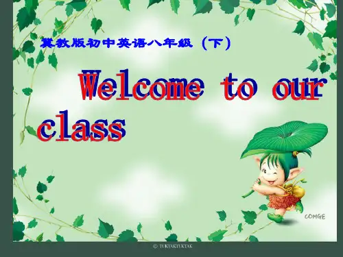 八年级下册冀教版 Lesson 13 Danny’s Big Scare课件(共19张))