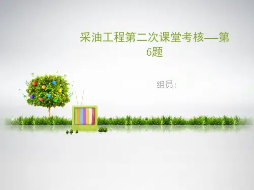 采油工程第二次大作业第六题