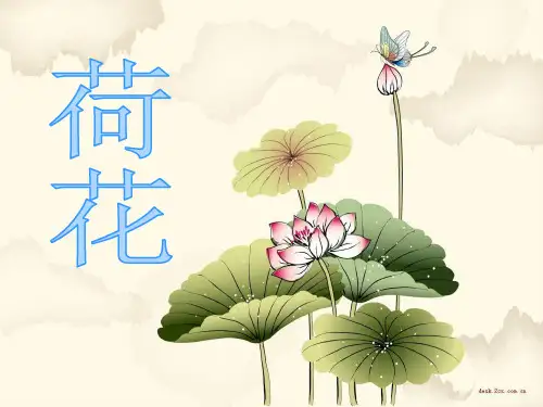 (赛课课件)人教(部编版)三年级下册语文《荷花》(共25张PPT)
