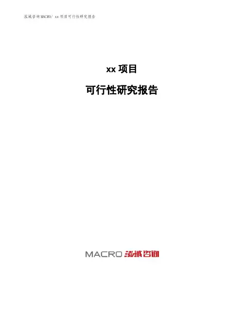 长春市xx项目可行性研究报告模板