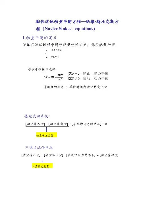 N-S方程讲解