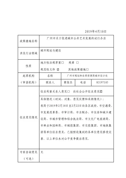 公平竞争审查表