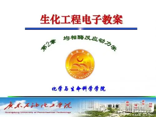 第一章均相酶催化反应动力学-PPT精选文档