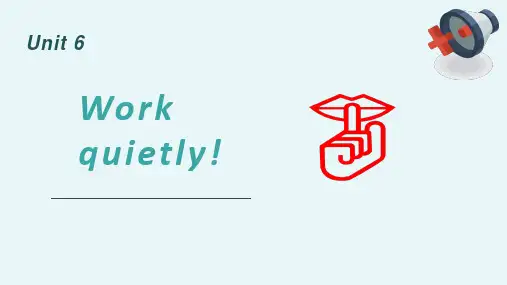 五年级下册英语课件-Unit6-Work-quietly-人教pep