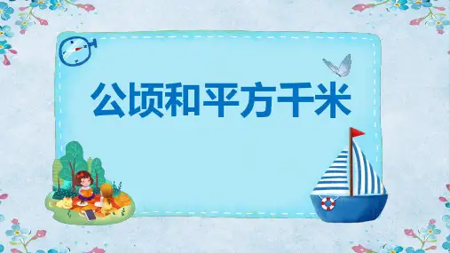 人教版四年级上册数学《公顷和平方千米》(课件) (2)