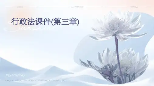 行政法课件(第三章)