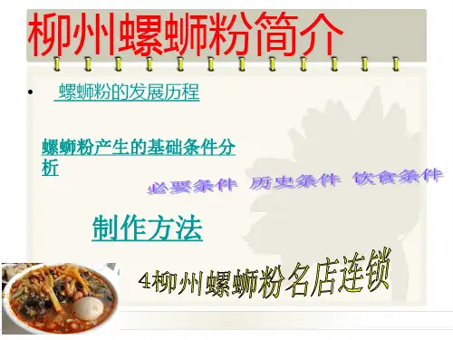 螺狮粉简介