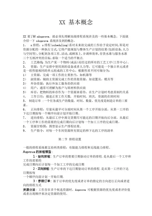 Asprova排程算法及数据模型(可编辑修改word版)