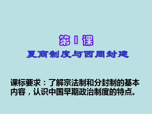 11《夏商制度与西周封建》.pptx