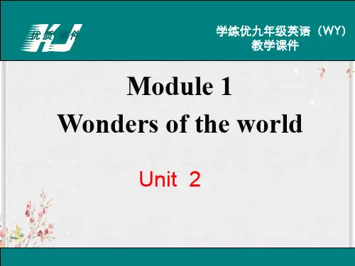 外研版九年级英语上册课件Module1Unit2