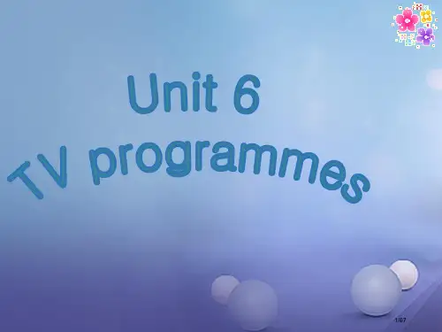 九年级英语上册-Unit-6-TV-programmes省公开课一等奖新名师优质课获奖PPT课件
