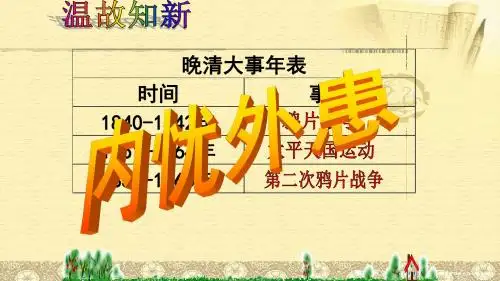 人教部编版八年级历史上册 第4课 洋务运动 课件(共29张PPT)