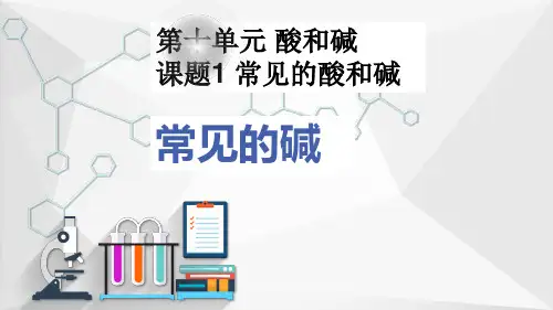 九年级化学第十单元课题1常见的酸和碱(第三课时)
