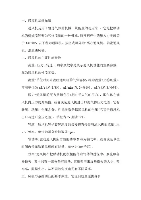 厨房排油烟风机选型设计及计算方法