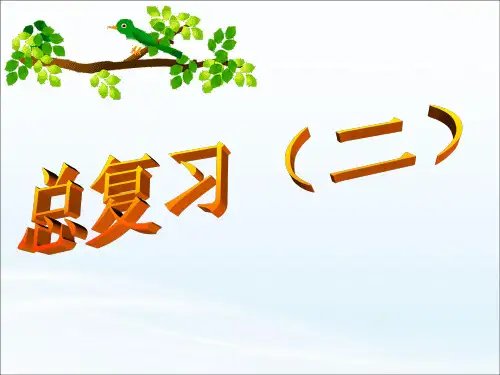 西师大版五年级下册数学课件-总复习2关于分数(PPT14页)