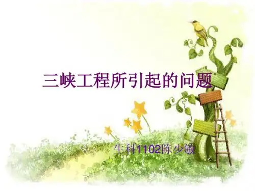 三峡工程所引起的