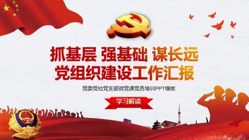 关于党组织建设工作汇报ppt