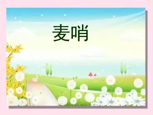 (赛课课件)四年级下册语文《麦哨》(共23张PPT)