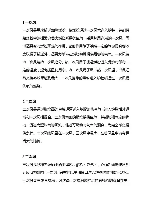 技能培训：锅炉的各种风