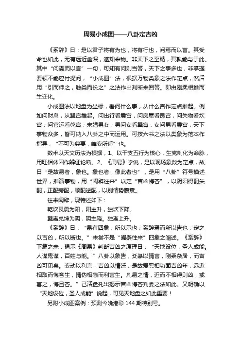 周易小成图——八卦定吉凶