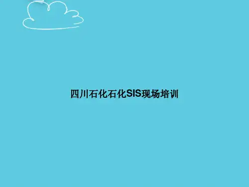 四川石化石化SIS现场培训精选PPT